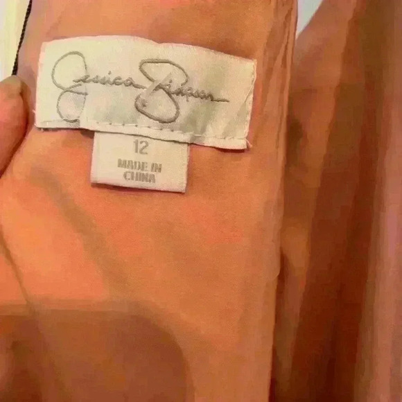 Jessica Simpson black lace sleeveless dress size 12 - Picture 7 of 7